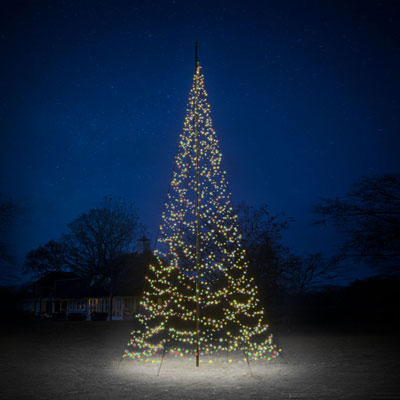Christmas Lights Fairybell Multicolour | Flagpole lighting