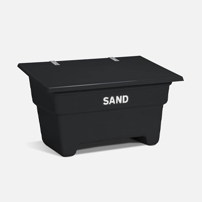 Sandbehållare 550L Antracitgrå | Sandbehållare