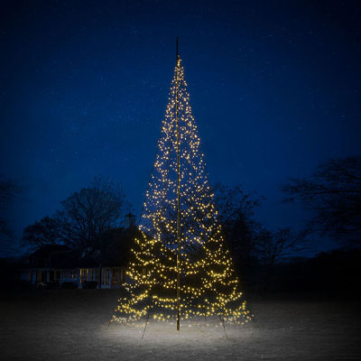 Christmas Lights Fairybell Twinkle | Flagpole lighting